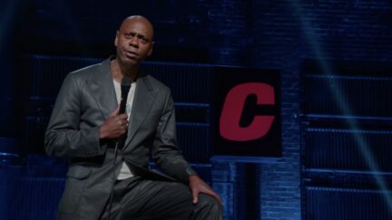 Dave Chappelle performing Netflix special Closer