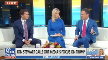 Fox & Friends Lauds Jon Stewart over Media Criticism on Trump