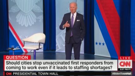 Joe Biden endorsing vaccine mandates