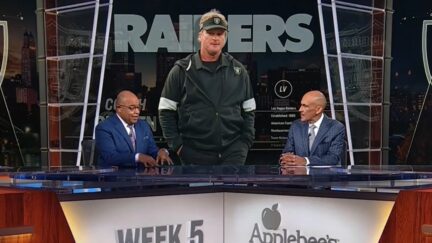 Tony Dungy and Mike Tirico defend Jon Gruden
