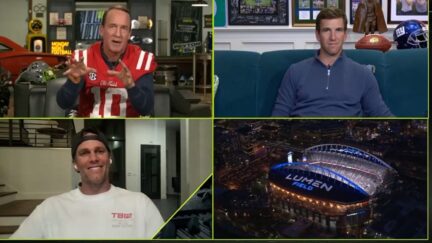 Tom Brady mocks defensive football players on ESPN