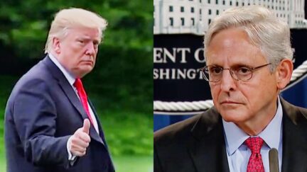 Trump Comically Refuses Hannity's Invitation to Rip Biden AG Merrick Garland — Who Can Indict Trump — And Praises Him Instead