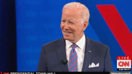 Biden Brings Up Fox Vax Policy at CNN Town Hall