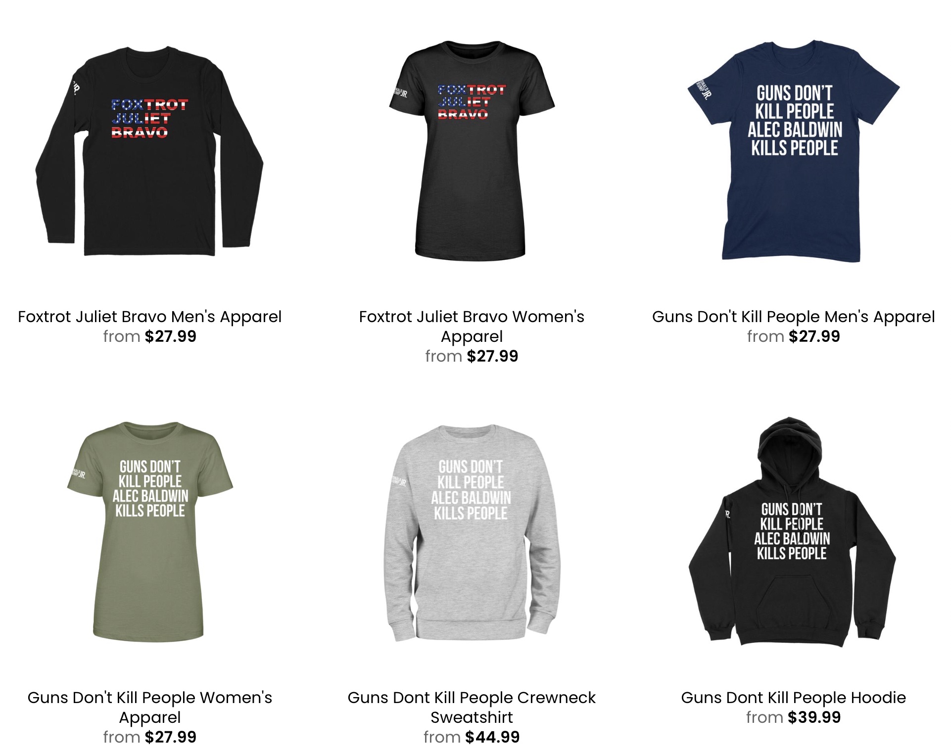 Donald Trump Jr. Merchandises Tragic Movie Set Shooting