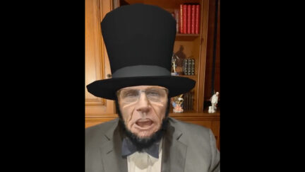 Rudy Giuliani as Lincoln for Some Reason