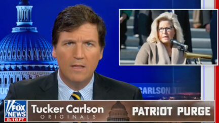 Tucker Carlson Calls Liz Cheney a Coward