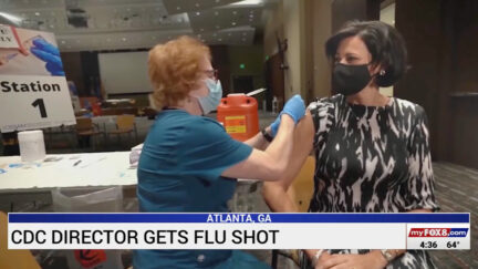 CDC Director Dr. Rochelle Walensky Gets Flu Shot
