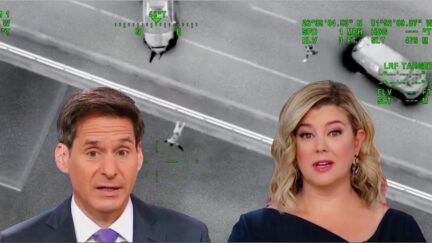 CNN anchors John Berman and Brianna Keilar were stunned by footage of a Florida man's escape attempt