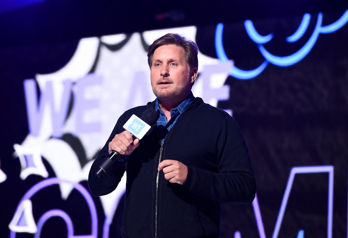 Emilio Estevez at WE Day UN