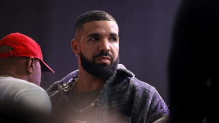 Drake at his Till Death Do Us Part Rap Battle Event