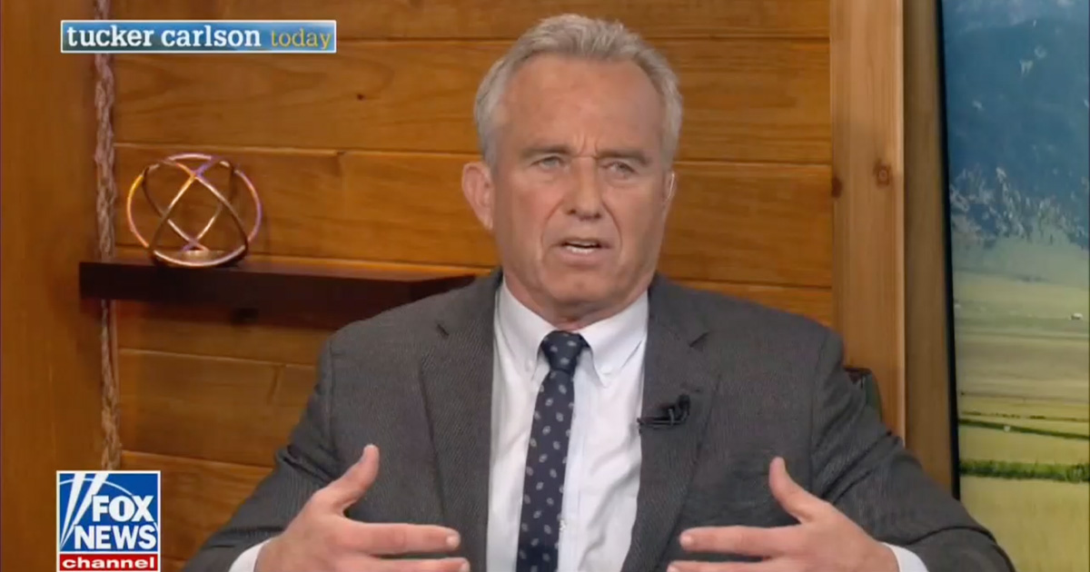 Robert F. Kennedy Jr. Downplays Covid to Tucker Carlson