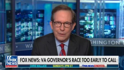 Chris Wallace says Biden was a drag on the McAuliffe campaign