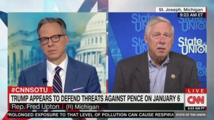 Congressman Fred Upton with CNN's Jake Tapper