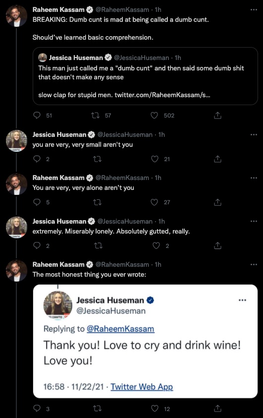 Huseman Kassam exchange 1