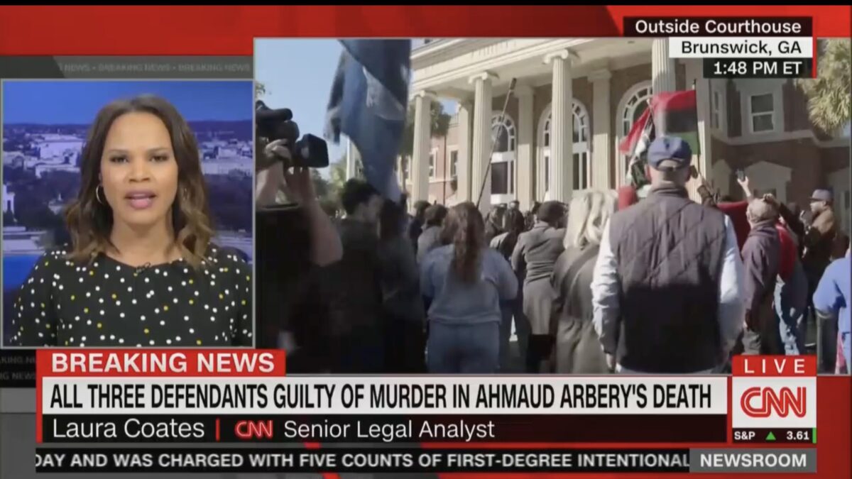 Coates reacting to Arbery verdict