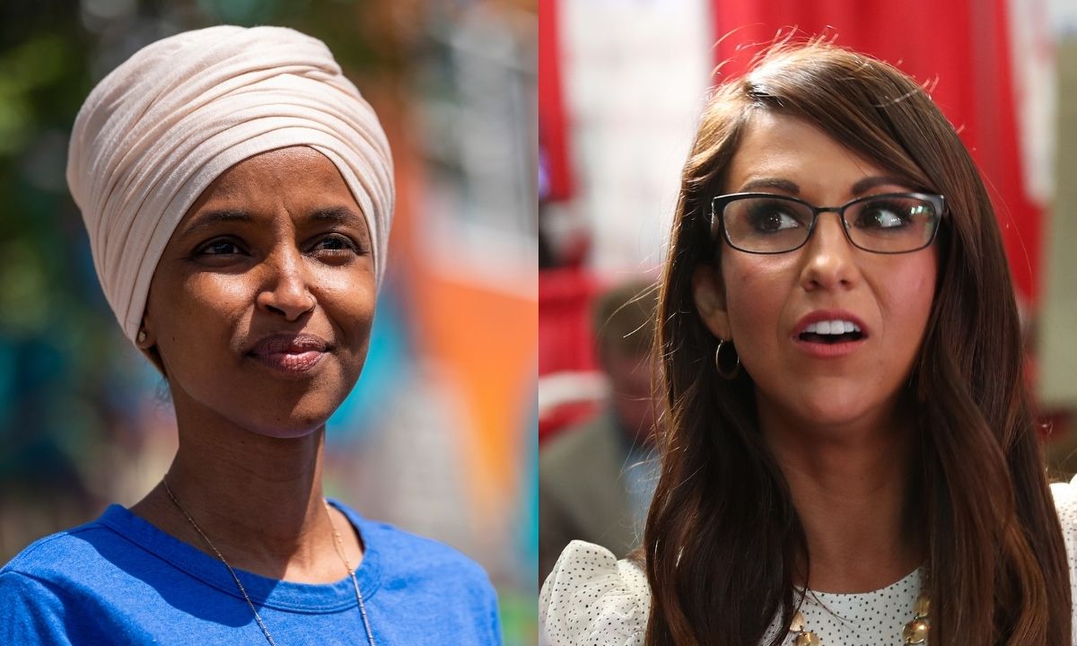 Ilhan Omar and Lauren Boebert