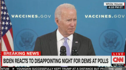 Biden Reacts to Democrats' Virginia Loss