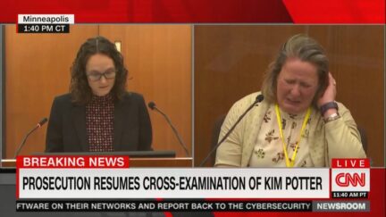 Kim Potter breaks down again on the witness stand on Dec. 17