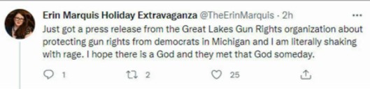Erin Marquis Tweet