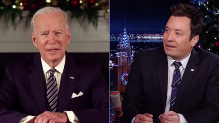 Joe Biden Jimmy Fallon split image 12-10