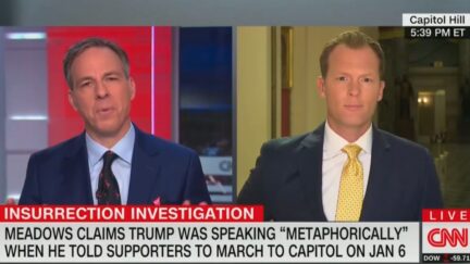Jake Tapper mocks Mark Meadows