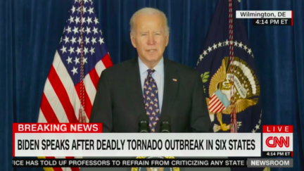 Joe Biden speaks about the tornado tragedy