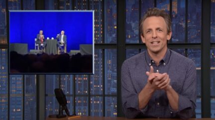 Seth Meyers rips Trump and Bill O'Reilly on Late Night