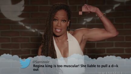 Regina King on Kimmel's 'Mean Tweets'