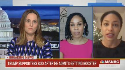Mara Gay Praises Trump for Getting Booster Shot.