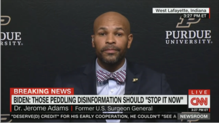 Jerome Adams Says White House Turned way Help on Vaccine Hesitancy.