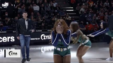 Utah Jazz dancer gets surprise proposal