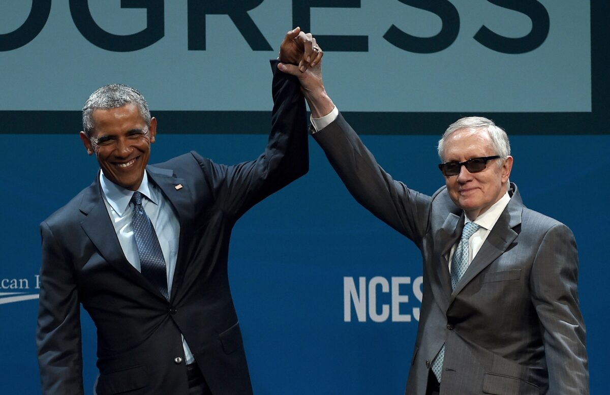 Barack Obama and Harry Reid