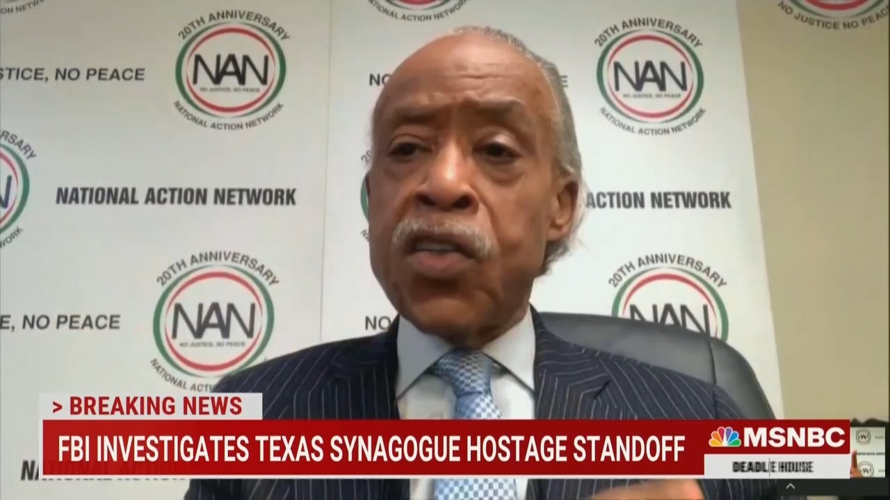 Al Sharpton on MSNBC on Jan. 17