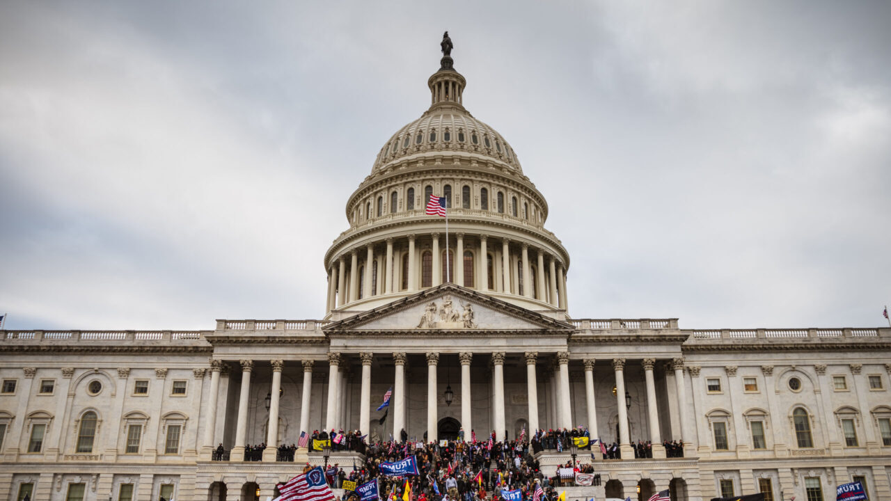 Trump Supporters Hold "Stop The Steal" Rally In DC Amid Ratification Of Presidential Election