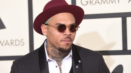 Chris Brown at 57th GRAMMY Awards - Arrivals