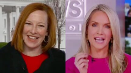 Jen Psaki Dana Perino split image