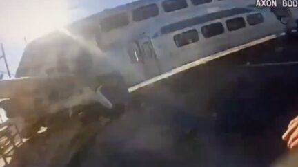 WATCH: Police Officer Pulls Pilot Out of Crashed Airplane Seconds Before A Train Slams Into It