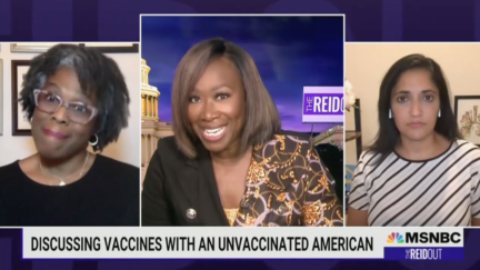 Joy Reid Asks Unvaccinated Guest to Change Her Mind On-Air