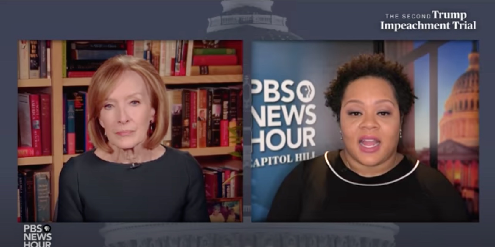Judy Woodruff and Yamiche Alcindor