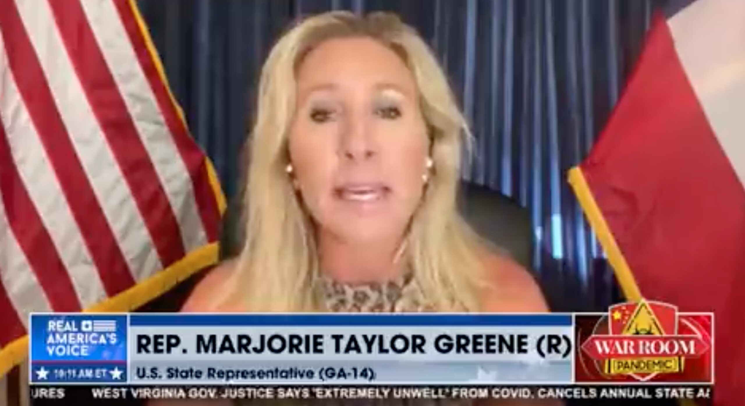 Rep. Marjorie Taylor Greene (R-GA) on Steve Bannon's "War Room"