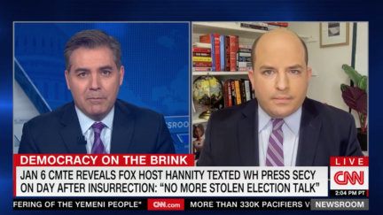 Jim Acosta and Brian Stelter