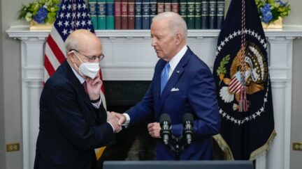 Justice Stephen Breyer, President Joe Biden