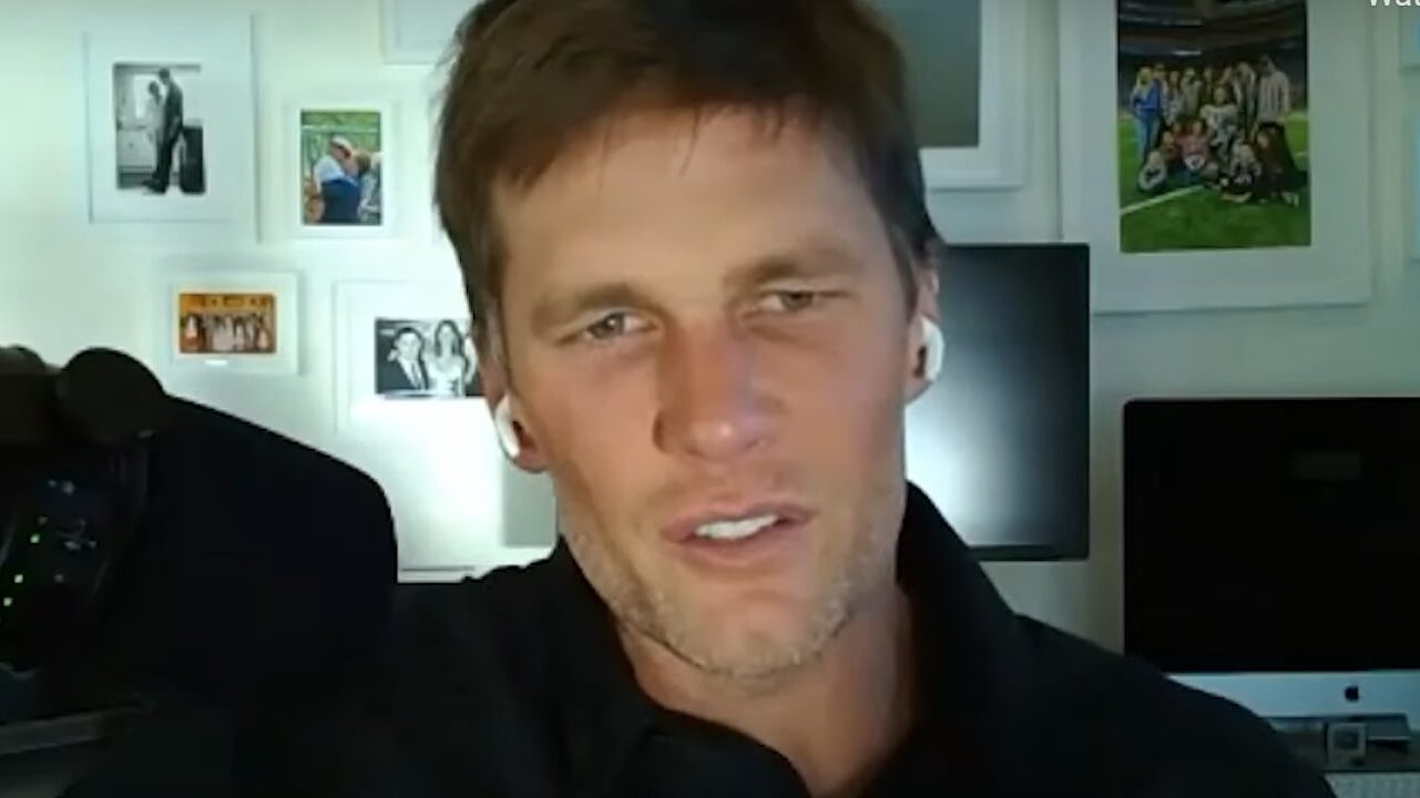Tom Brady consulting his family on retirement
