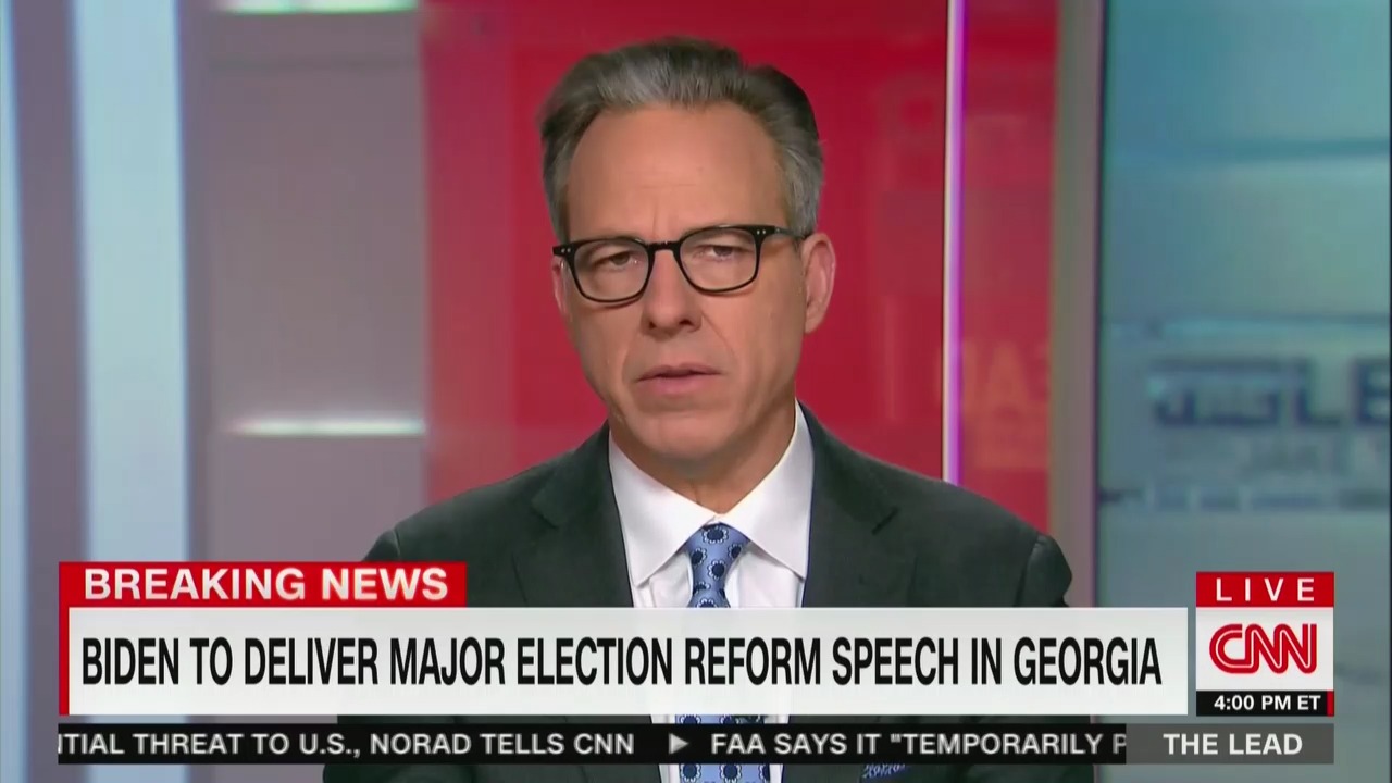 Jake Tapper on The Lead Monday