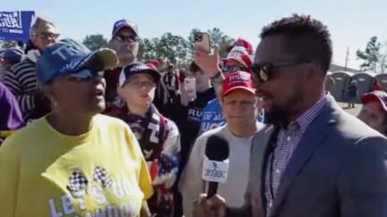 Trump supporters gather for rally in Conroe Texas