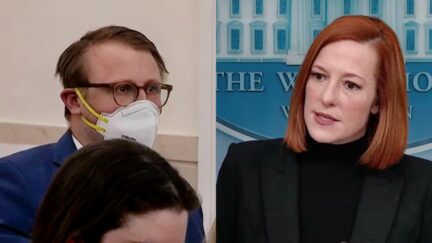 Daniel Lippman Jen Psaki split image