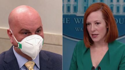 Edward Lawrence Jen Psaki split image