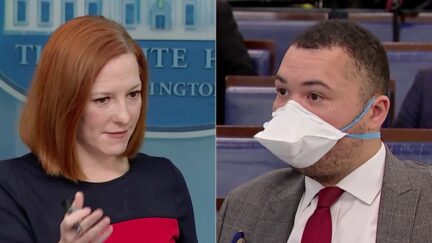 Jen Psaki Trevor Hunnicutt split image