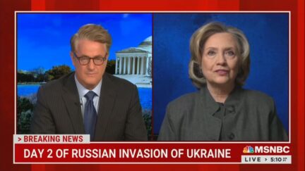 Hillary Clinton on MSNBC's 'Morning Joe'