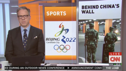 Jake Tapper: CNN to Cover China's 'Horrors' During Olympics